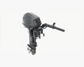Portable Outboard Boat Motor With Tiller 3D модель