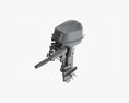 Portable Outboard Boat Motor With Tiller 3D модель