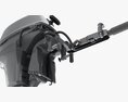 Portable Outboard Boat Motor With Tiller 3D-Modell