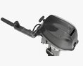 Portable Outboard Boat Motor With Tiller Used Modello 3D