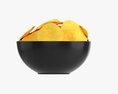 Potato Chips In Bowl 02 Modèle 3d