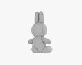 Rabbit Soft Toy 01 3d model