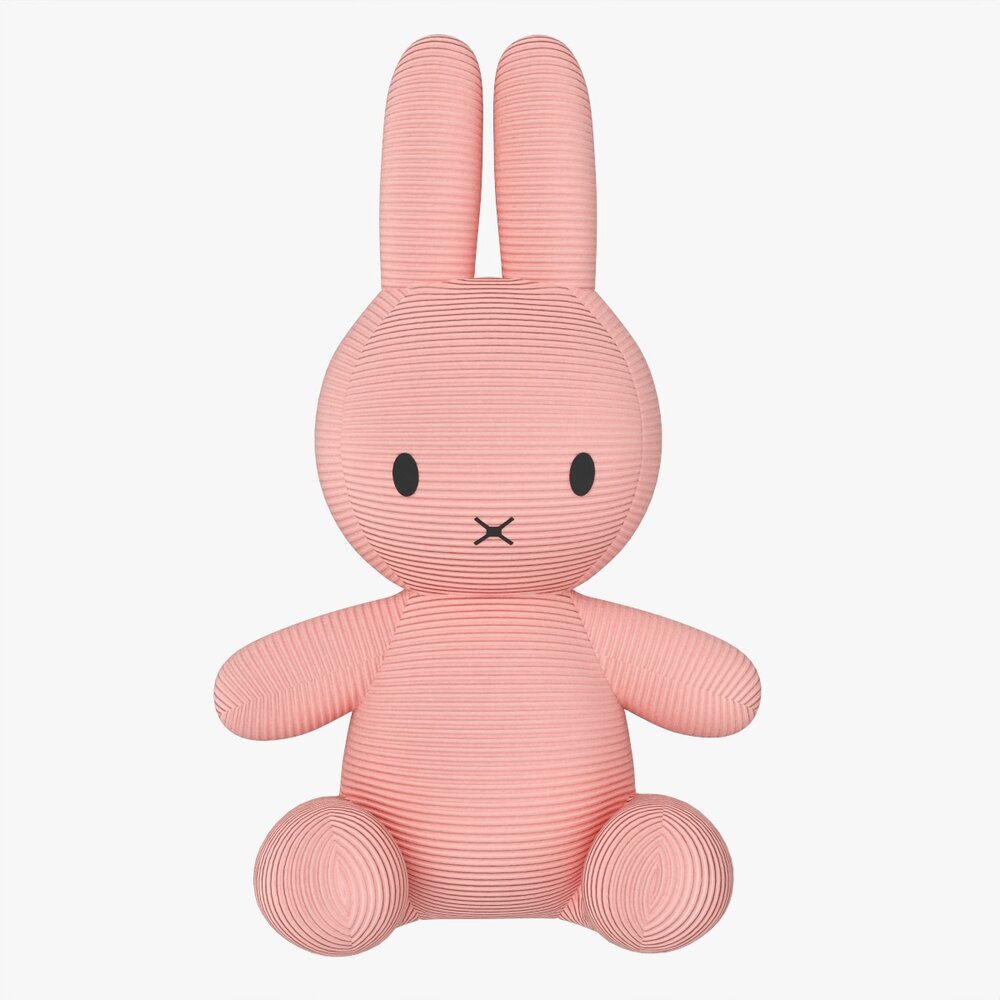 Rabbit Soft Toy 02 3D 모델 