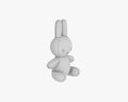 Rabbit Soft Toy 02 Modèle 3d