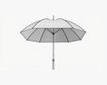 Rectangular Automatic Umbrella 3D 모델 