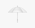 Rectangular Automatic Umbrella Modello 3D