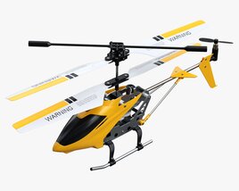 Remote-Controlled Mini Helicopter 3D model