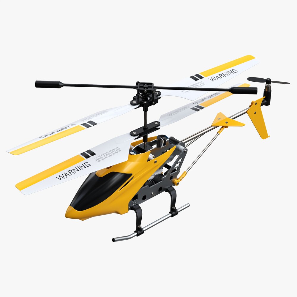Remote-Controlled Mini Helicopter Modèle 3D