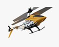 Remote-Controlled Mini Helicopter 3d model