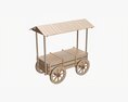 Roofed Fairground Cart 3D 모델 