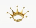 Royal Coronation Gold Crown 01 3d model