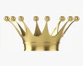 Royal Coronation Gold Crown 01 3d model
