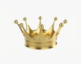 Royal Coronation Gold Crown 02 Modello 3D