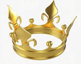Royal Coronation Gold Crown 03 3D model
