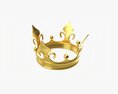 Royal Coronation Gold Crown 03 3D 모델 