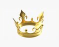 Royal Coronation Gold Crown 03 3D-Modell