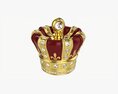 Royal Gold Crown With Diamonds 3d model