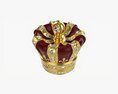 Royal Gold Crown With Diamonds Modelo 3d