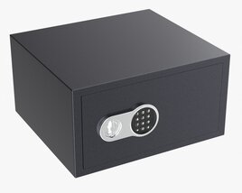 Safe Box With Digital Code Lock 3D-Modell