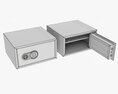 Safe Box With Digital Code Lock 3d model