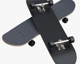Skateboard 01 3D model