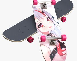Skateboard 02 3D-Modell