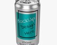Sleek Beverage Can 250 Ml 8.45 Oz 3D 모델 