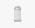 Small Glass Bottle With Cork Modello 3D