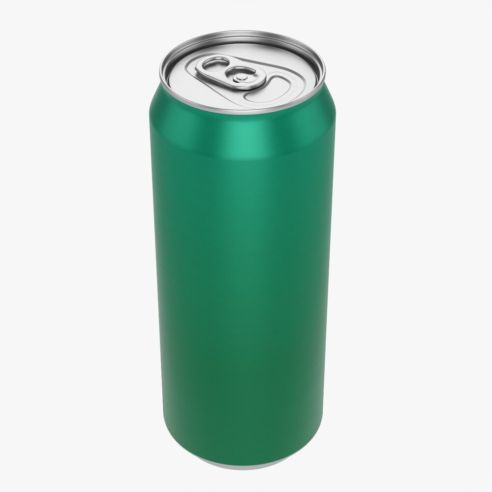 Standard Beverage Can 500 Ml 16.9 Oz 3D-Modell