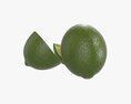 Citrus Lime Fruit Modèle 3d