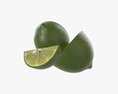 Citrus Lime Fruit Modèle 3d