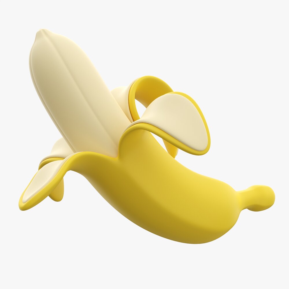 Stylized Banana 3D-Modell