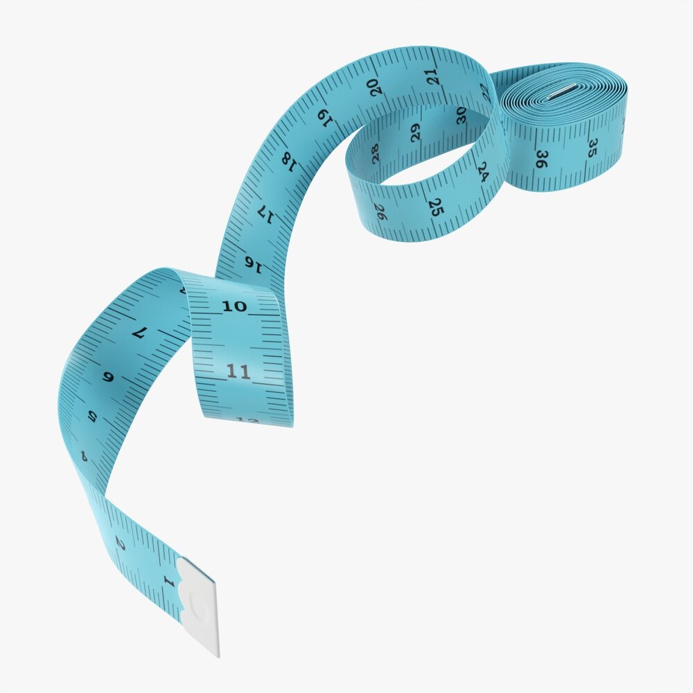 Tailor Measuring Tape 01 3D 모델 
