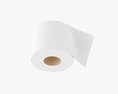 Toilet Paper Single Roll 3Dモデル