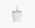 Vermouth Bottle In Bucket With Ice 3D-Modell
