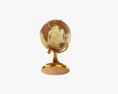 Vintage Decorative Table Globe Modello 3D