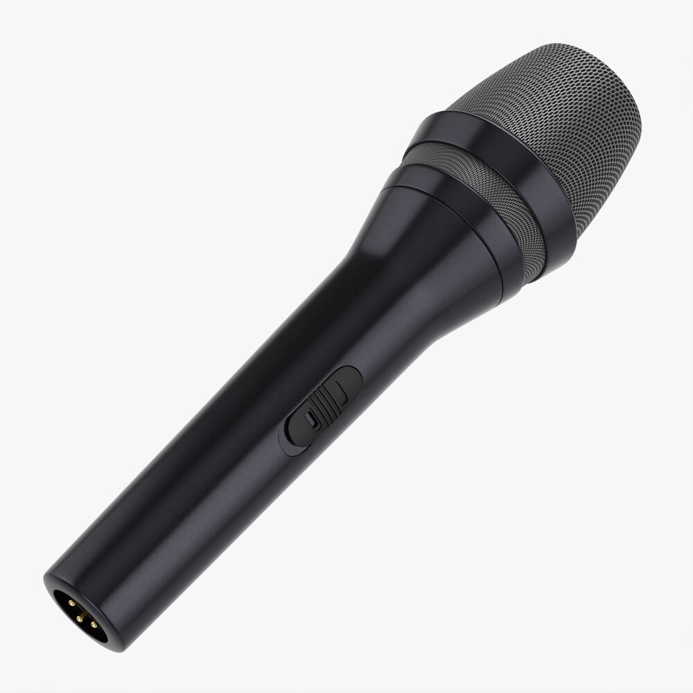 Vocal Microphone 01 3D 모델 