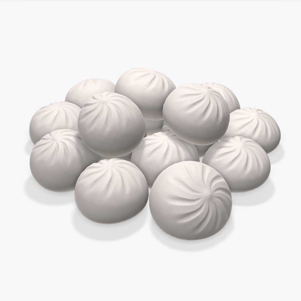 Dumplings Khinkali 02 3d model