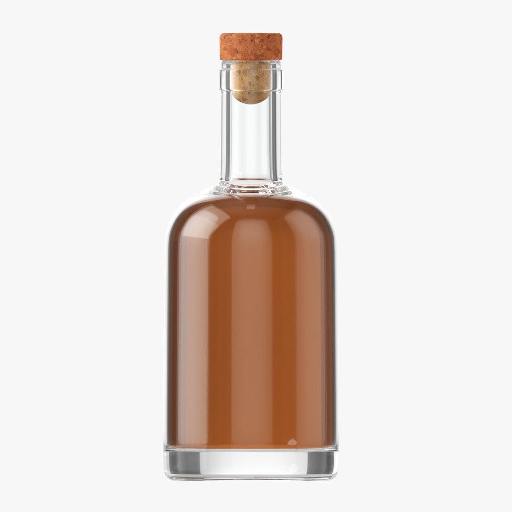 Whiskey Bottle 21 3D model