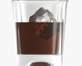 Whiskey Glass With Ice Modello 3D