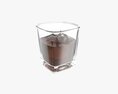 Whiskey Glass With Ice 3d model