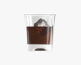 Whiskey Glass With Ice Modello 3D