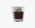 Whiskey Glass With Ice 3D-Modell