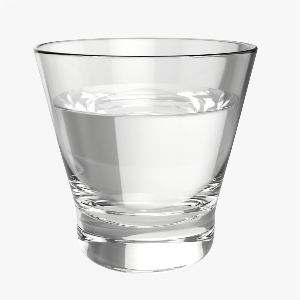 Whiskey Rocks Glass 3D-Modell