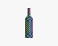 Wine Bottle Mockup 01 3d model