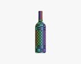 Wine Bottle Mockup 02 Modelo 3D
