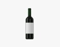 Wine Bottle Mockup 03 Red Modelo 3d