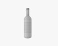 Wine Bottle Mockup 03 Red 3D 모델 