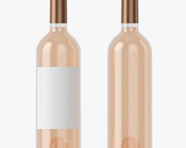Wine Bottle Mockup 03 3D model