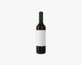 Wine Bottle Mockup 05 Red 3D 모델 